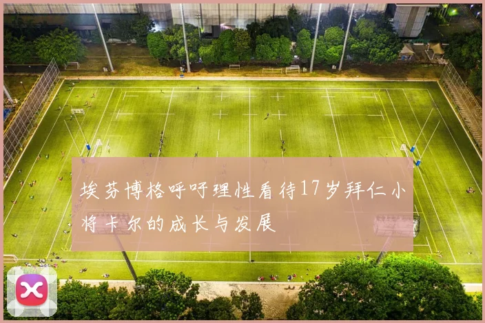 埃芬博格呼吁理性看待17岁拜仁小将卡尔的成长与发展